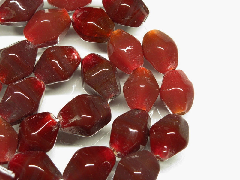 TOKO-BEADS AG038-50N Glass bead (strand) 10~13mm AG038-50N ひし形とんぼ玉（連） 10~13mm Asian bead & African bead  Handmade,Lampeork,bead,asia,india,ethnic,parts,accessory,beads とんぼ玉,ビーズ,トンボ玉,アジア,インド,エスニック,手作り,パーツ,アクセサリー