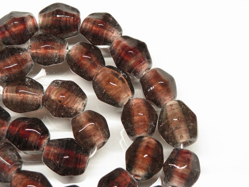 TOKO-BEADS AG038-51N Glass bead (strand) 11~12mm AG038-51N ひし形とんぼ玉（連） 11~12mm Asian bead & African bead  Handmade,Lampeork,bead,asia,india,ethnic,parts,accessory,beads とんぼ玉,ビーズ,トンボ玉,アジア,インド,エスニック,手作り,パーツ,アクセサリー