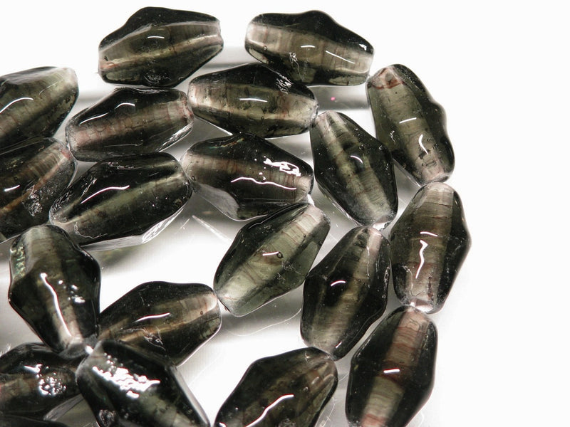 TOKO-BEADS AG038-52N Glass bead (strand) 10~12mm AG038-52N ひし形とんぼ玉（連） 10~12mm Asian bead & African bead  Handmade,Lampeork,bead,asia,india,ethnic,parts,accessory,beads とんぼ玉,ビーズ,トンボ玉,アジア,インド,エスニック,手作り,パーツ,アクセサリー
