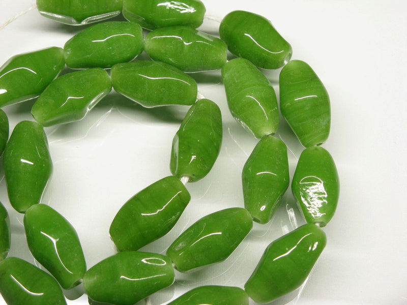 TOKO-BEADS AG038-56N Glass bead (strand) 8~9mm AG038-56N ひし形とんぼ玉（連） 8~9mm Asian bead & African bead  Handmade,Lampeork,bead,asia,india,ethnic,parts,accessory,beads とんぼ玉,ビーズ,トンボ玉,アジア,インド,エスニック,手作り,パーツ,アクセサリー
