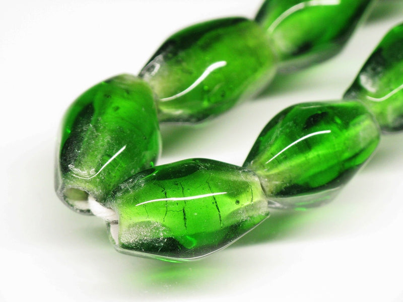 TOKO-BEADS AG038-57N Glass bead (strand) 9~12mm AG038-57N ひし形とんぼ玉（連） 9~12mm Asian bead & African bead  Handmade,Lampeork,bead,asia,india,ethnic,parts,accessory,beads とんぼ玉,ビーズ,トンボ玉,アジア,インド,エスニック,手作り,パーツ,アクセサリー