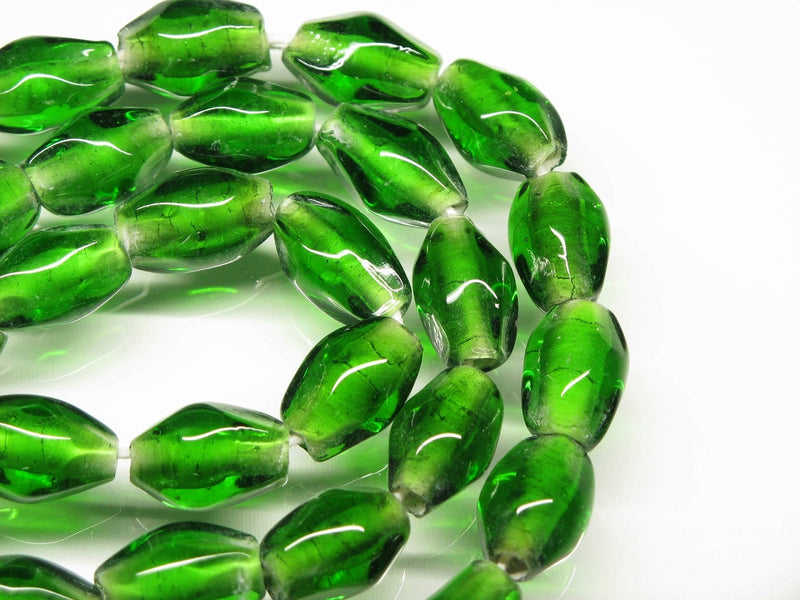 TOKO-BEADS AG038-57N Glass bead (strand) 9~12mm AG038-57N ひし形とんぼ玉（連） 9~12mm Asian bead & African bead  Handmade,Lampeork,bead,asia,india,ethnic,parts,accessory,beads とんぼ玉,ビーズ,トンボ玉,アジア,インド,エスニック,手作り,パーツ,アクセサリー