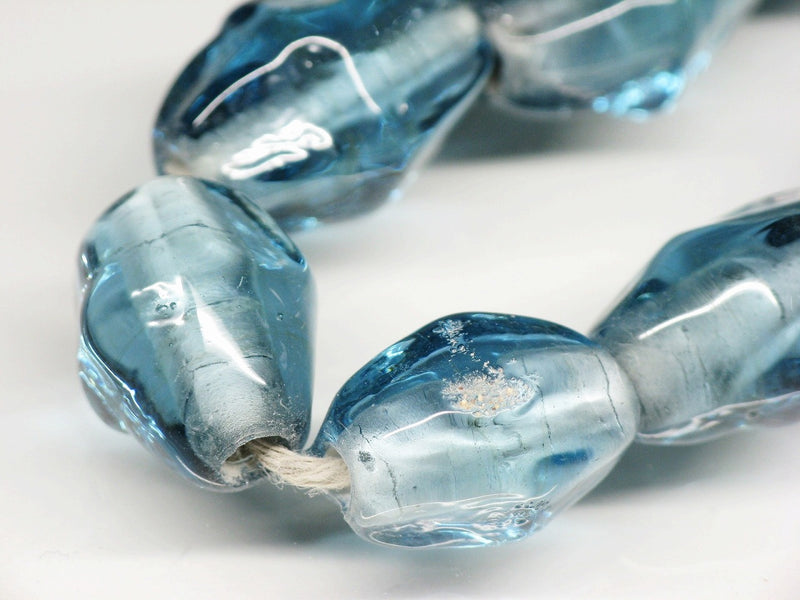 TOKO-BEADS AG038-61N Glass bead (strand) 10~12mm AG038-61N ひし形とんぼ玉（連） 10~12mm Asian bead & African bead  Handmade,Lampeork,bead,asia,india,ethnic,parts,accessory,beads とんぼ玉,ビーズ,トンボ玉,アジア,インド,エスニック,手作り,パーツ,アクセサリー