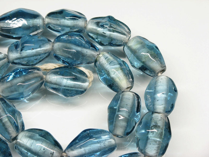 TOKO-BEADS AG038-61N Glass bead (strand) 10~12mm AG038-61N ひし形とんぼ玉（連） 10~12mm Asian bead & African bead  Handmade,Lampeork,bead,asia,india,ethnic,parts,accessory,beads とんぼ玉,ビーズ,トンボ玉,アジア,インド,エスニック,手作り,パーツ,アクセサリー