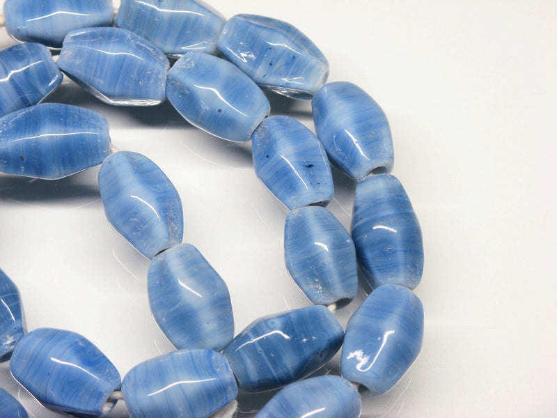 TOKO-BEADS AG038-64N Glass bead (strand) 9~11mm AG038-64N ひし形とんぼ玉（連） 9~11mm Asian bead & African bead  Handmade,Lampeork,bead,asia,india,ethnic,parts,accessory,beads とんぼ玉,ビーズ,トンボ玉,アジア,インド,エスニック,手作り,パーツ,アクセサリー