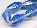 TOKO-BEADS AG038-70N Glass bead (strand) 11mm AG038-70N ひし形とんぼ玉（連） 11mm Asian bead & African bead  Handmade,Lampeork,bead,asia,india,ethnic,parts,accessory,beads とんぼ玉,ビーズ,トンボ玉,アジア,インド,エスニック,手作り,パーツ,アクセサリー