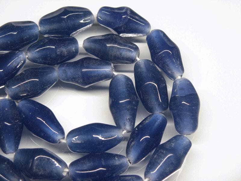 TOKO-BEADS AG038-72N Glass bead (strand) 10~11mm AG038-72N ひし形とんぼ玉（連） 10~11mm Asian bead & African bead  Handmade,Lampeork,bead,asia,india,ethnic,parts,accessory,beads とんぼ玉,ビーズ,トンボ玉,アジア,インド,エスニック,手作り,パーツ,アクセサリー