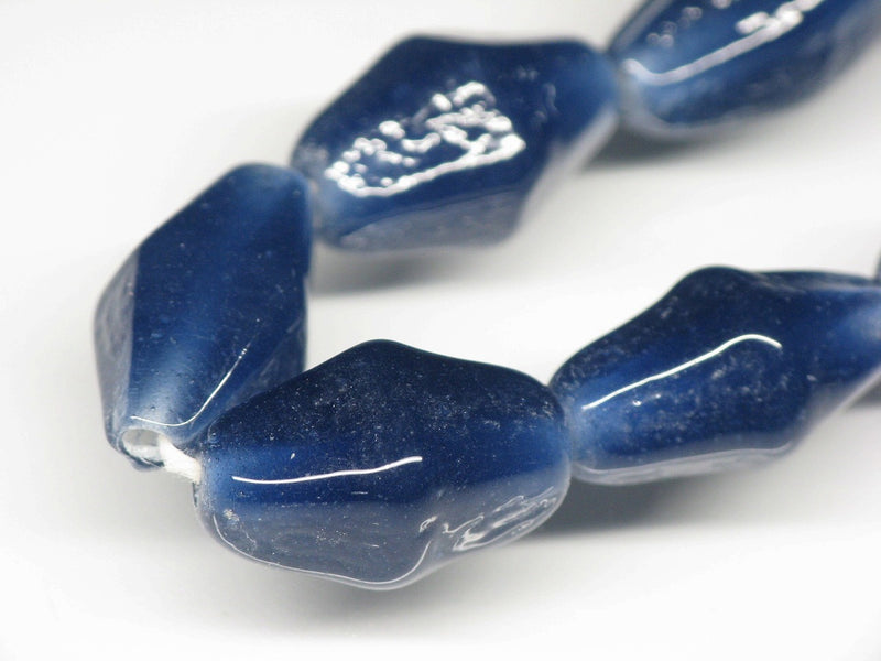 TOKO-BEADS AG038-74N Glass bead (strand) 10~11mm AG038-74N ひし形とんぼ玉（連） 10~11mm Asian bead & African bead  Handmade,Lampeork,bead,asia,india,ethnic,parts,accessory,beads とんぼ玉,ビーズ,トンボ玉,アジア,インド,エスニック,手作り,パーツ,アクセサリー