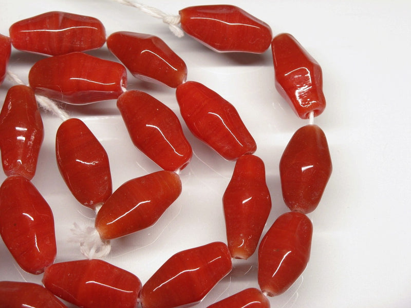 TOKO-BEADS AG038-78N Glass bead (strand) 10mm AG038-78N ひし形とんぼ玉（連） 10mm Asian bead & African bead  Handmade,Lampeork,bead,asia,india,ethnic,parts,accessory,beads とんぼ玉,ビーズ,トンボ玉,アジア,インド,エスニック,手作り,パーツ,アクセサリー