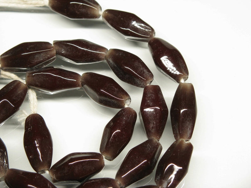 TOKO-BEADS AG038-80N Glass bead (strand) 9mm AG038-80N ひし形とんぼ玉（連） 9mm Asian bead & African bead  Handmade,Lampeork,bead,asia,india,ethnic,parts,accessory,beads とんぼ玉,ビーズ,トンボ玉,アジア,インド,エスニック,手作り,パーツ,アクセサリー