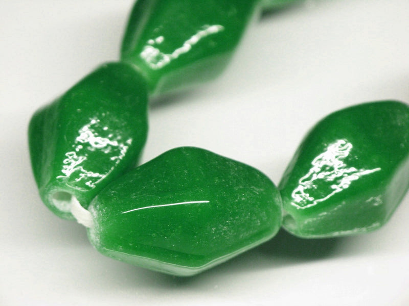 TOKO-BEADS AG038-87N Glass bead (strand) 12mm AG038-87N ひし形とんぼ玉（連） 12mm Asian bead & African bead  Handmade,Lampeork,bead,asia,india,ethnic,parts,accessory,beads とんぼ玉,ビーズ,トンボ玉,アジア,インド,エスニック,手作り,パーツ,アクセサリー