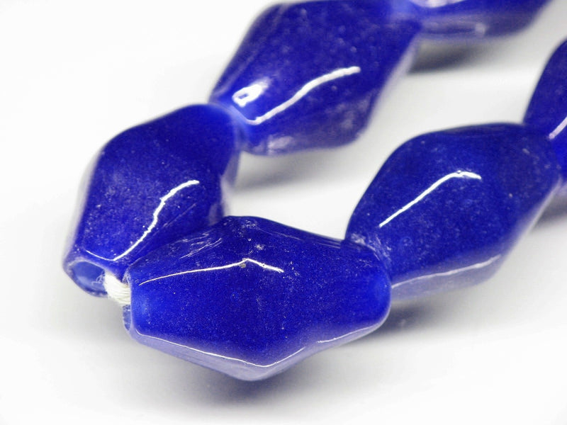 TOKO-BEADS AG038-88N Glass bead (strand) 12mm AG038-88N ひし形とんぼ玉（連） 12mm Asian bead & African bead  Handmade,Lampeork,bead,asia,india,ethnic,parts,accessory,beads とんぼ玉,ビーズ,トンボ玉,アジア,インド,エスニック,手作り,パーツ,アクセサリー