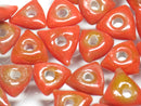 TOKO-BEADS AG039-48P Triangle bead (50pcs) 10~11mm AG039-48P トライアングルビーズ（50個パック） 10~11mm Asian bead & African bead  Handmade,Lampeork,bead,asia,india,ethnic,parts,accessory,beads とんぼ玉,ビーズ,トンボ玉,アジア,インド,エスニック,手作り,パーツ,アクセサリー