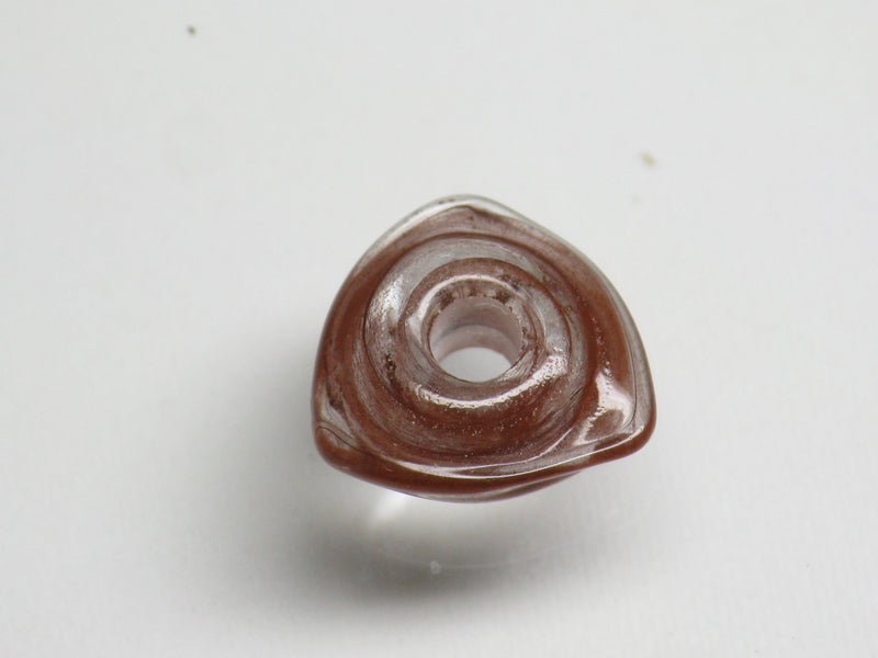 TOKO-BEADS AG039S-55 Triangle bead 10~12mm AG039S-55 トライアングルビーズ 10~12mm Asian bead & African bead  Handmade,Lampeork,bead,asia,india,ethnic,parts,accessory,beads とんぼ玉,ビーズ,トンボ玉,アジア,インド,エスニック,手作り,パーツ,アクセサリー