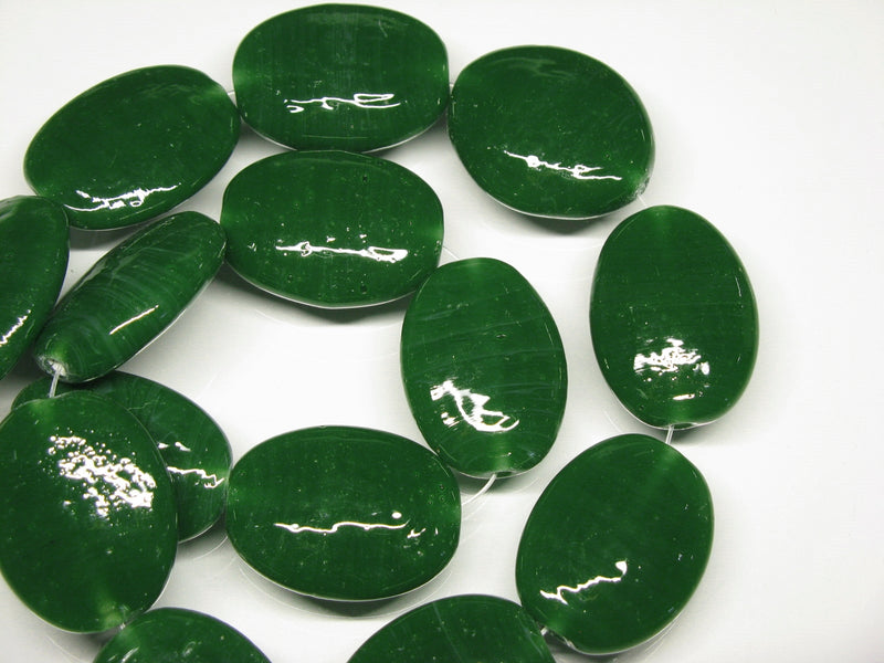 TOKO-BEADS AG040-18N Glass bead (strand) 23~25mm AG040-18N オーバルビーズ（連） 23~25mm Asian bead & African bead  Handmade,Lampeork,bead,asia,india,ethnic,parts,accessory,beads とんぼ玉,ビーズ,トンボ玉,アジア,インド,エスニック,手作り,パーツ,アクセサリー