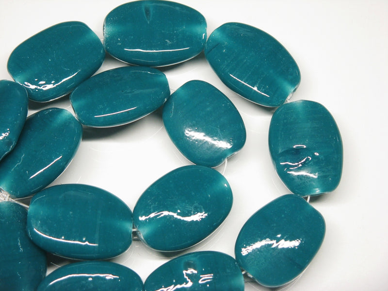 TOKO-BEADS AG040-19N Glass bead (strand) 21~24mm AG040-19N オーバルビーズ（連） 21~24mm Asian bead & African bead  Handmade,Lampeork,bead,asia,india,ethnic,parts,accessory,beads とんぼ玉,ビーズ,トンボ玉,アジア,インド,エスニック,手作り,パーツ,アクセサリー