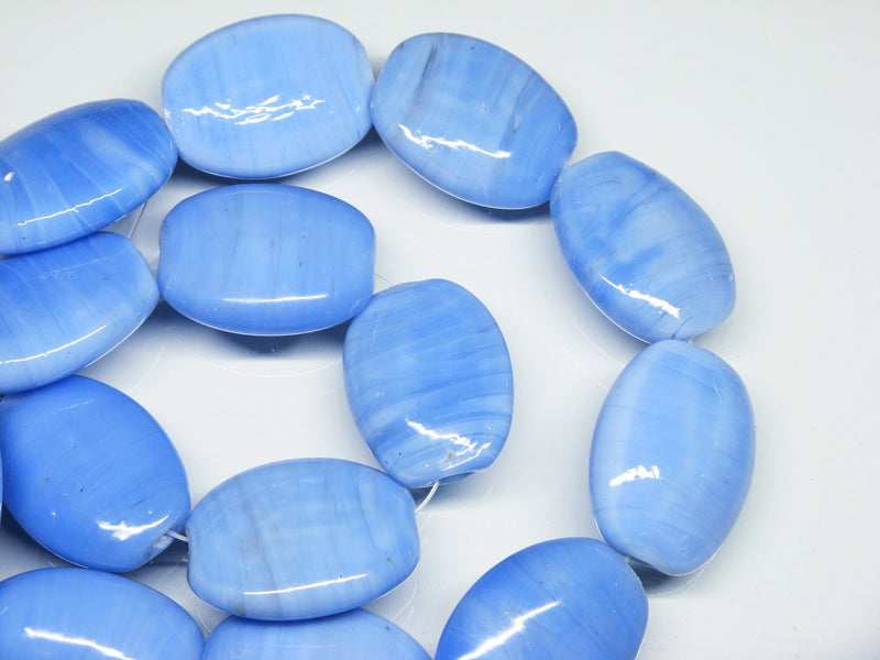 TOKO-BEADS AG040-22N Glass bead (strand) 23~24mm AG040-22N オーバルビーズ（連） 23~24mm Asian bead & African bead  Handmade,Lampeork,bead,asia,india,ethnic,parts,accessory,beads とんぼ玉,ビーズ,トンボ玉,アジア,インド,エスニック,手作り,パーツ,アクセサリー