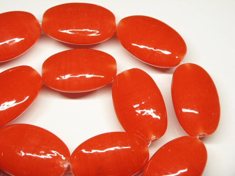 TOKO-BEADS AG040-31N Glass bead (strand) 22~23mm AG040-31N オーバルビーズ（連） 22~23mm Asian bead & African bead  Handmade,Lampeork,bead,asia,india,ethnic,parts,accessory,beads とんぼ玉,ビーズ,トンボ玉,アジア,インド,エスニック,手作り,パーツ,アクセサリー