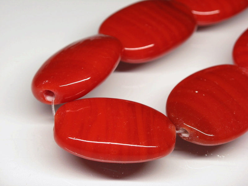 TOKO-BEADS AG040-33N Glass bead (strand) 22~23mm AG040-33N オーバルビーズ（連） 22~23mm Asian bead & African bead  Handmade,Lampeork,bead,asia,india,ethnic,parts,accessory,beads とんぼ玉,ビーズ,トンボ玉,アジア,インド,エスニック,手作り,パーツ,アクセサリー