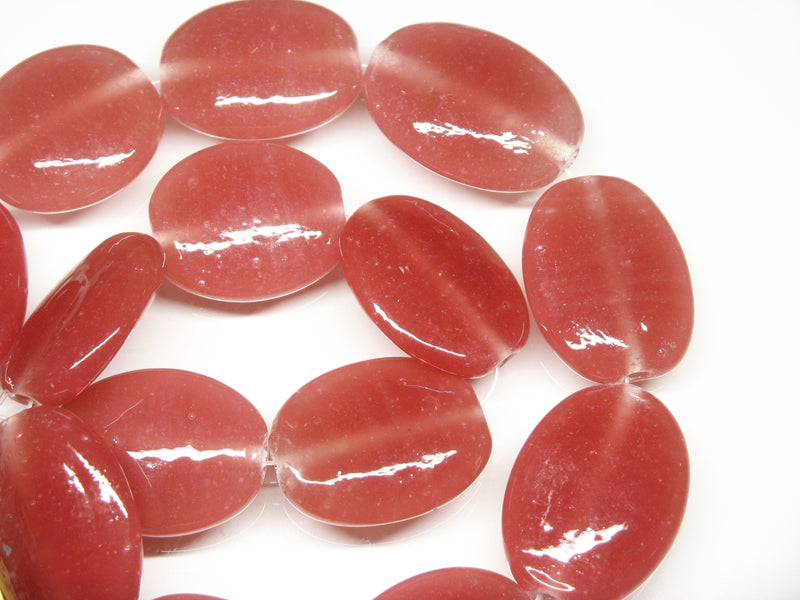 TOKO-BEADS AG040-34N Glass bead (strand) 23~26mm AG040-34N オーバルビーズ（連） 23~26mm Asian bead & African bead  Handmade,Lampeork,bead,asia,india,ethnic,parts,accessory,beads とんぼ玉,ビーズ,トンボ玉,アジア,インド,エスニック,手作り,パーツ,アクセサリー
