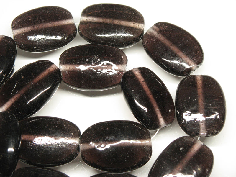 TOKO-BEADS AG040-37N Glass bead (strand) 23~24mm AG040-37N オーバルビーズ（連） 23~24mm Asian bead & African bead  Handmade,Lampeork,bead,asia,india,ethnic,parts,accessory,beads とんぼ玉,ビーズ,トンボ玉,アジア,インド,エスニック,手作り,パーツ,アクセサリー