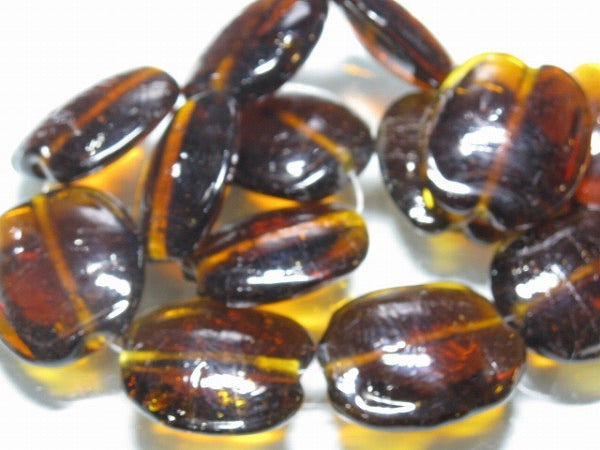 TOKO-BEADS AG040-45N Glass bead (strand) 28~30mm AG040-45N オーバルビーズ（連） 28~30mm Asian bead & African bead  Handmade,Lampeork,bead,asia,india,ethnic,parts,accessory,beads とんぼ玉,ビーズ,トンボ玉,アジア,インド,エスニック,手作り,パーツ,アクセサリー