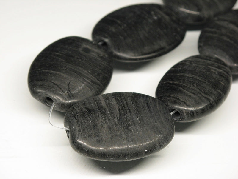 TOKO-BEADS AG040-49N Glass bead (strand) 21~25mm AG040-49N オーバルビーズ（連） 21~25mm Asian bead & African bead  Handmade,Lampeork,bead,asia,india,ethnic,parts,accessory,beads とんぼ玉,ビーズ,トンボ玉,アジア,インド,エスニック,手作り,パーツ,アクセサリー