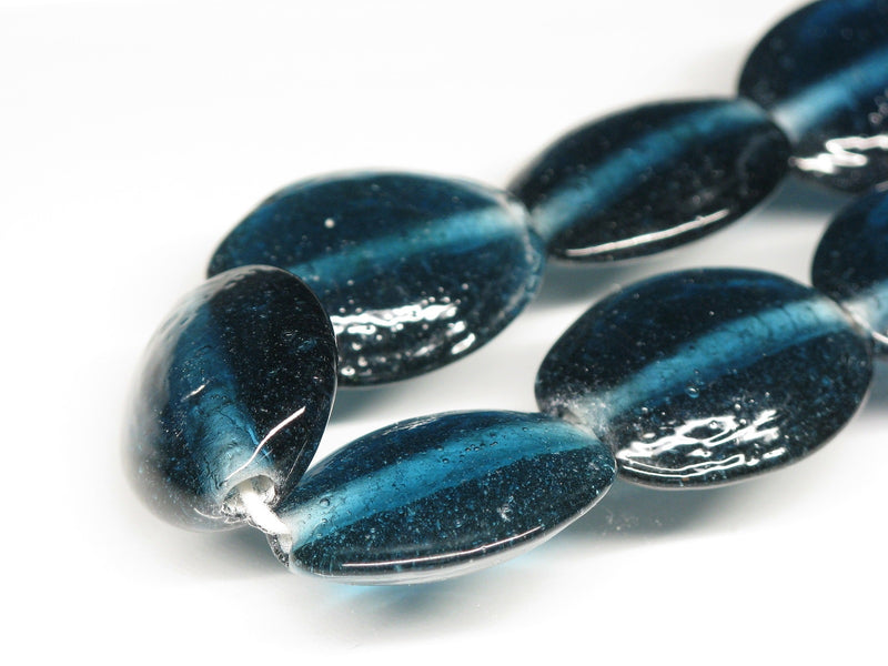 TOKO-BEADS AG041-19N Glass bead (strand) 17~18mm AG041-19N オーバルビーズ（連） 17~18mm Asian bead & African bead  Handmade,Lampeork,bead,asia,india,ethnic,parts,accessory,beads とんぼ玉,ビーズ,トンボ玉,アジア,インド,エスニック,手作り,パーツ,アクセサリー