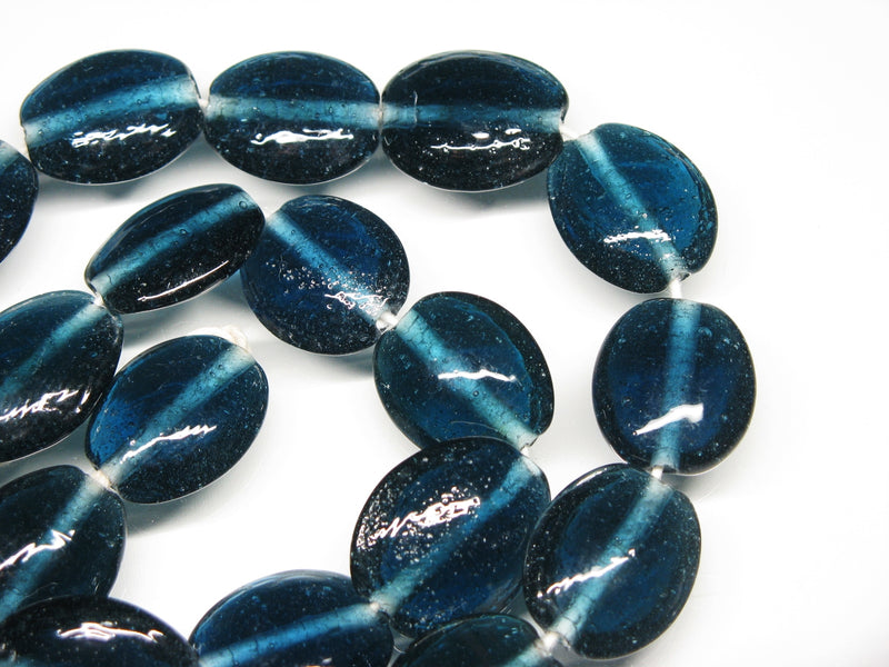 TOKO-BEADS AG041-19N Glass bead (strand) 17~18mm AG041-19N オーバルビーズ（連） 17~18mm Asian bead & African bead  Handmade,Lampeork,bead,asia,india,ethnic,parts,accessory,beads とんぼ玉,ビーズ,トンボ玉,アジア,インド,エスニック,手作り,パーツ,アクセサリー