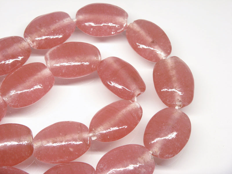 TOKO-BEADS AG041-24N Glass bead (strand) 17~19mm AG041-24N オーバルビーズ（連） 17~19mm Asian bead & African bead  Handmade,Lampeork,bead,asia,india,ethnic,parts,accessory,beads とんぼ玉,ビーズ,トンボ玉,アジア,インド,エスニック,手作り,パーツ,アクセサリー