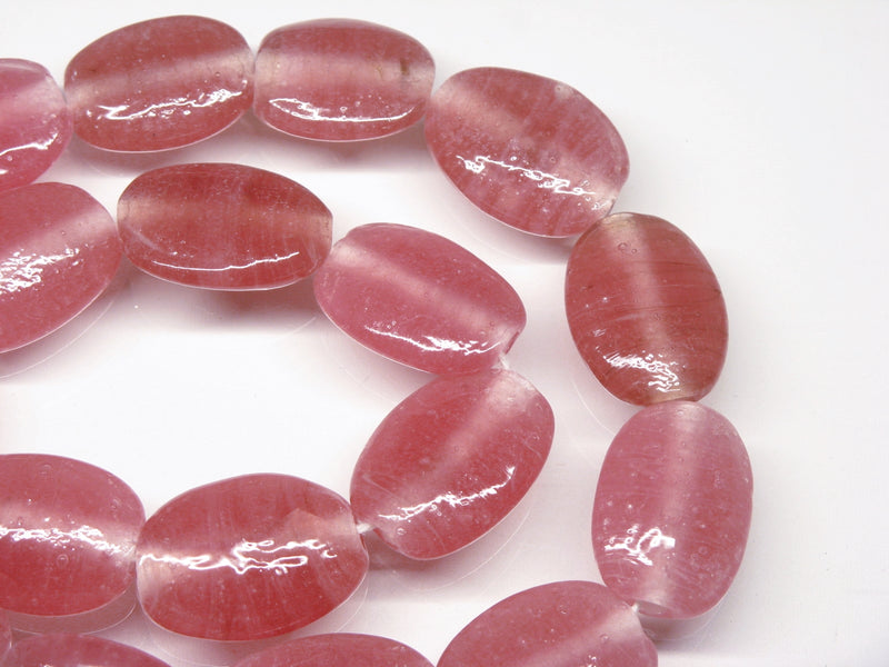 TOKO-BEADS AG041-25N Glass bead (strand) 16~17mm AG041-25N オーバルビーズ（連） 16~17mm Asian bead & African bead  Handmade,Lampeork,bead,asia,india,ethnic,parts,accessory,beads とんぼ玉,ビーズ,トンボ玉,アジア,インド,エスニック,手作り,パーツ,アクセサリー