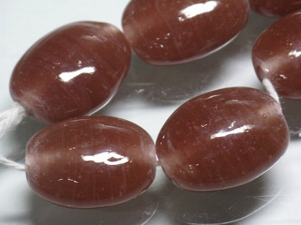 TOKO-BEADS AG041-27N Glass bead (strand) 14~16mm AG041-27N オーバルビーズ（連） 14~16mm Asian bead & African bead  Handmade,Lampeork,bead,asia,india,ethnic,parts,accessory,beads とんぼ玉,ビーズ,トンボ玉,アジア,インド,エスニック,手作り,パーツ,アクセサリー