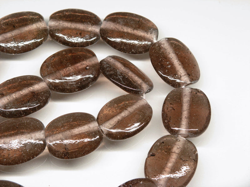TOKO-BEADS AG041-28N Glass bead (strand) 18~19mm AG041-28N オーバルビーズ（連） 18~19mm Asian bead & African bead  Handmade,Lampeork,bead,asia,india,ethnic,parts,accessory,beads とんぼ玉,ビーズ,トンボ玉,アジア,インド,エスニック,手作り,パーツ,アクセサリー