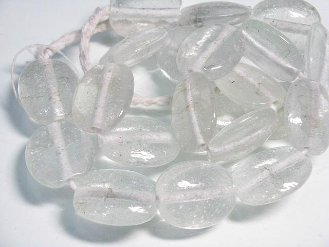 TOKO-BEADS AG041-32N Glass bead (strand) 18mm AG041-32N オーバルビーズ（連） 18mm Asian bead & African bead  Handmade,Lampeork,bead,asia,india,ethnic,parts,accessory,beads とんぼ玉,ビーズ,トンボ玉,アジア,インド,エスニック,手作り,パーツ,アクセサリー