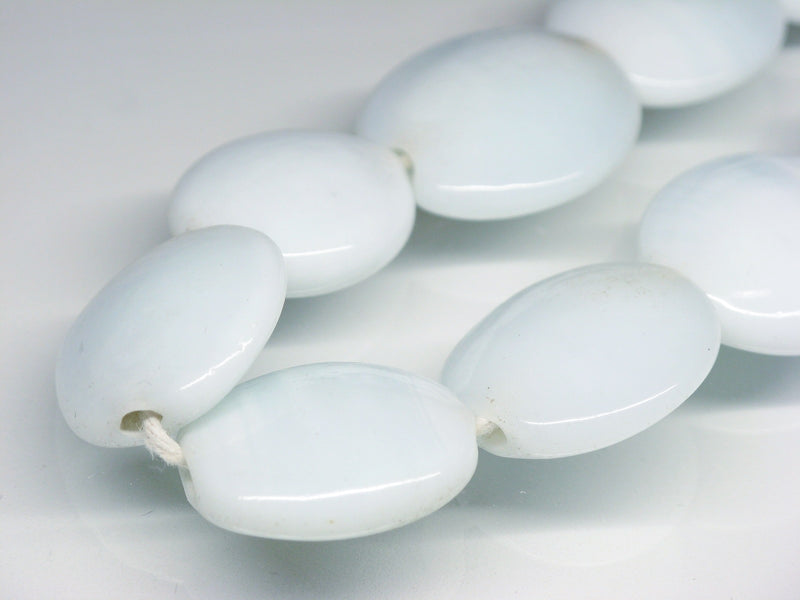 TOKO-BEADS AG041-34N Glass bead (strand) 18mm AG041-34N オーバルビーズ（連） 18mm Asian bead & African bead  Handmade,Lampeork,bead,asia,india,ethnic,parts,accessory,beads とんぼ玉,ビーズ,トンボ玉,アジア,インド,エスニック,手作り,パーツ,アクセサリー