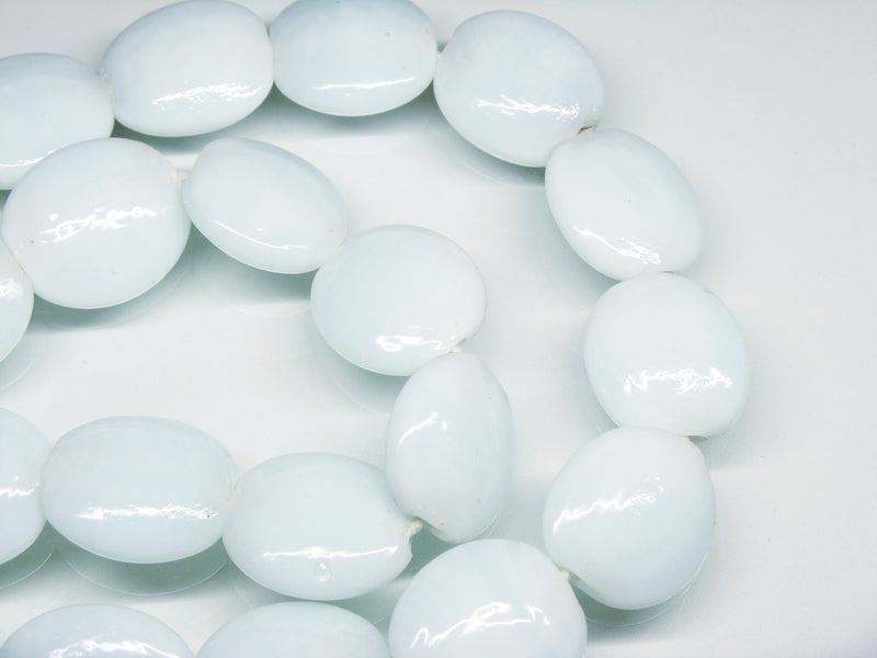 TOKO-BEADS AG041-34N Glass bead (strand) 18mm AG041-34N オーバルビーズ（連） 18mm Asian bead & African bead  Handmade,Lampeork,bead,asia,india,ethnic,parts,accessory,beads とんぼ玉,ビーズ,トンボ玉,アジア,インド,エスニック,手作り,パーツ,アクセサリー