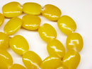 TOKO-BEADS AG041-61N Glass bead (strand) 18mm AG041-61N オーバルビーズ（連） 18mm Asian bead & African bead  Handmade,Lampeork,bead,asia,india,ethnic,parts,accessory,beads とんぼ玉,ビーズ,トンボ玉,アジア,インド,エスニック,手作り,パーツ,アクセサリー