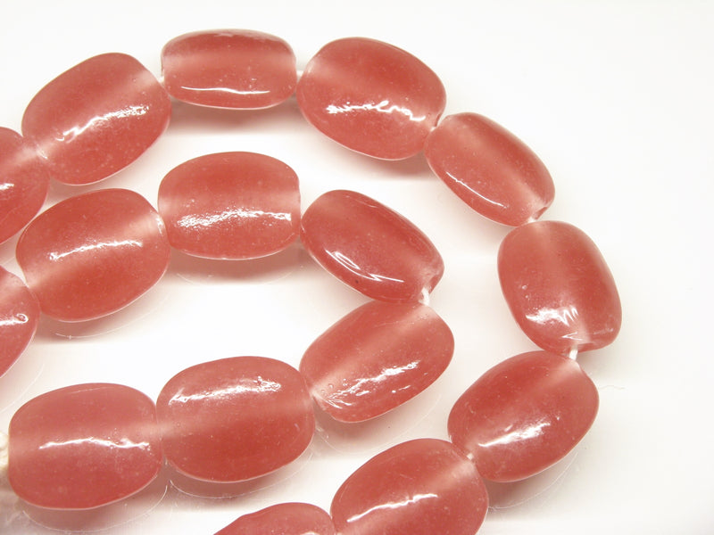 TOKO-BEADS AG041-67N Glass bead (strand) 18mm AG041-67N オーバルビーズ（連） 18mm Asian bead & African bead  Handmade,Lampeork,bead,asia,india,ethnic,parts,accessory,beads とんぼ玉,ビーズ,トンボ玉,アジア,インド,エスニック,手作り,パーツ,アクセサリー