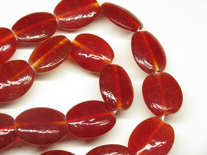 TOKO-BEADS AG041-74N Glass bead (strand) 18mm AG041-74N オーバルビーズ（連） 18mm Asian bead & African bead  Handmade,Lampeork,bead,asia,india,ethnic,parts,accessory,beads とんぼ玉,ビーズ,トンボ玉,アジア,インド,エスニック,手作り,パーツ,アクセサリー
