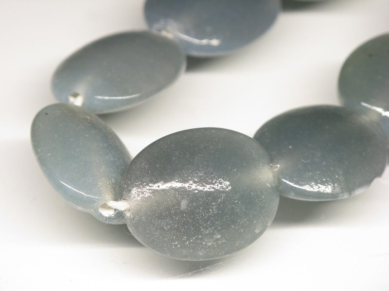 TOKO-BEADS AG041-79N Glass bead (strand) 18mm AG041-79N オーバルビーズ（連） 18mm Asian bead & African bead  Handmade,Lampeork,bead,asia,india,ethnic,parts,accessory,beads とんぼ玉,ビーズ,トンボ玉,アジア,インド,エスニック,手作り,パーツ,アクセサリー