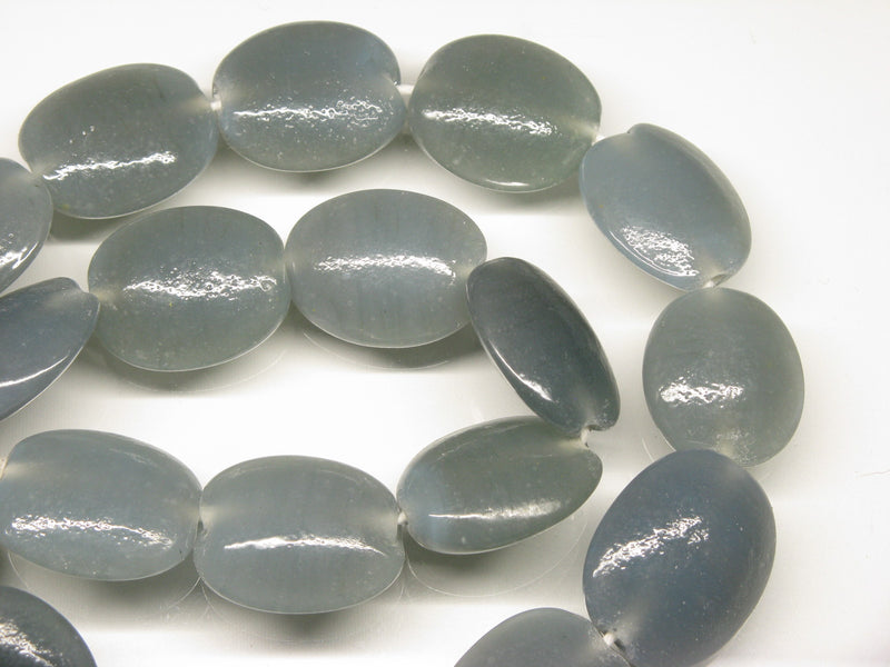 TOKO-BEADS AG041-79N Glass bead (strand) 18mm AG041-79N オーバルビーズ（連） 18mm Asian bead & African bead  Handmade,Lampeork,bead,asia,india,ethnic,parts,accessory,beads とんぼ玉,ビーズ,トンボ玉,アジア,インド,エスニック,手作り,パーツ,アクセサリー
