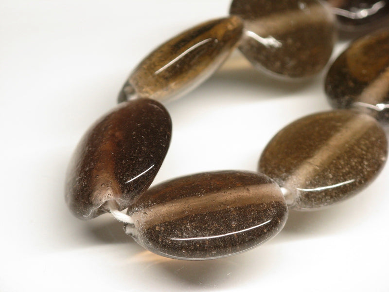 TOKO-BEADS AG041-83N Glass bead (strand) 18mm AG041-83N オーバルビーズ（連） 18mm Asian bead & African bead  Handmade,Lampeork,bead,asia,india,ethnic,parts,accessory,beads とんぼ玉,ビーズ,トンボ玉,アジア,インド,エスニック,手作り,パーツ,アクセサリー