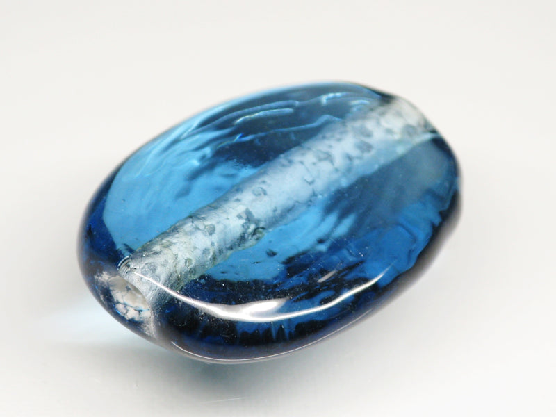 TOKO-BEADS AG041-44S Glass bead 18mm AG041-44S オーバルビーズ 18mm Asian bead & African bead  Handmade,Lampeork,bead,asia,india,ethnic,parts,accessory,beads とんぼ玉,ビーズ,トンボ玉,アジア,インド,エスニック,手作り,パーツ,アクセサリー
