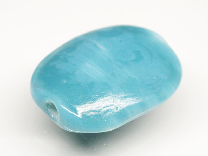 TOKO-BEADS AG041-46S Glass bead 18mm AG041-46S オーバルビーズ 18mm Asian bead & African bead  Handmade,Lampeork,bead,asia,india,ethnic,parts,accessory,beads とんぼ玉,ビーズ,トンボ玉,アジア,インド,エスニック,手作り,パーツ,アクセサリー