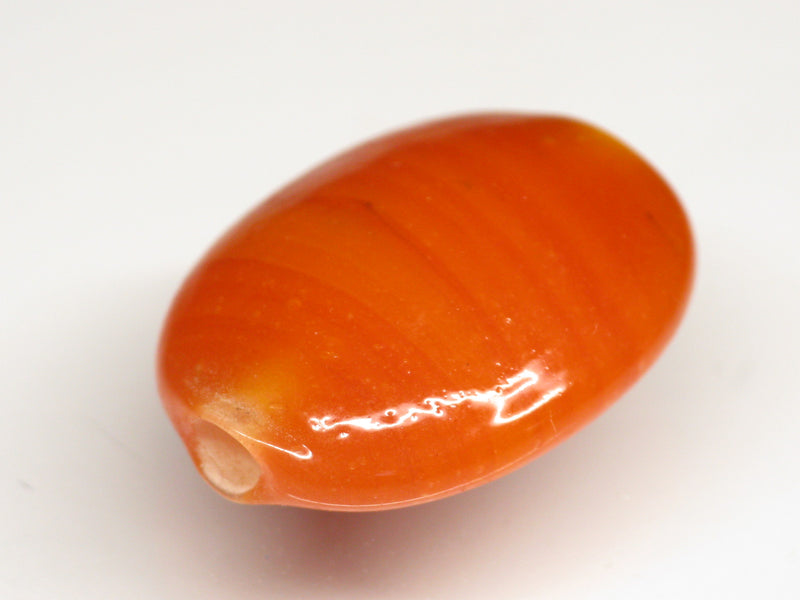 TOKO-BEADS AG041-71S Glass bead 18mm AG041-71S オーバルビーズ 18mm Asian bead & African bead  Handmade,Lampeork,bead,asia,india,ethnic,parts,accessory,beads とんぼ玉,ビーズ,トンボ玉,アジア,インド,エスニック,手作り,パーツ,アクセサリー