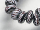 TOKO-BEADS AG044-11N Glass bead (strand) 8~9mm AG044-11N リング型とんぼ玉（連） 8~9mm Asian bead & African bead  Handmade,Lampeork,bead,asia,india,ethnic,parts,accessory,beads とんぼ玉,ビーズ,トンボ玉,アジア,インド,エスニック,手作り,パーツ,アクセサリー