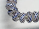 TOKO-BEADS AG044-12N Glass bead (strand) 8~9mm AG044-12N リング型とんぼ玉（連） 8~9mm Asian bead & African bead  Handmade,Lampeork,bead,asia,india,ethnic,parts,accessory,beads とんぼ玉,ビーズ,トンボ玉,アジア,インド,エスニック,手作り,パーツ,アクセサリー
