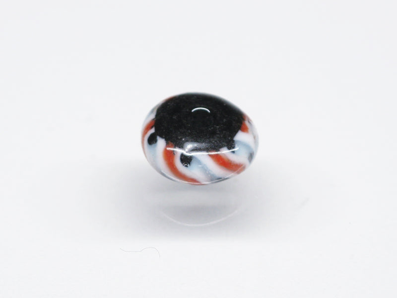 TOKO-BEADS AG044-17S Glass bead 8.5mm AG044-17S リング型とんぼ玉 8.5mm Asian bead & African bead  Handmade,Lampeork,bead,asia,india,ethnic,parts,accessory,beads とんぼ玉,ビーズ,トンボ玉,アジア,インド,エスニック,手作り,パーツ,アクセサリー