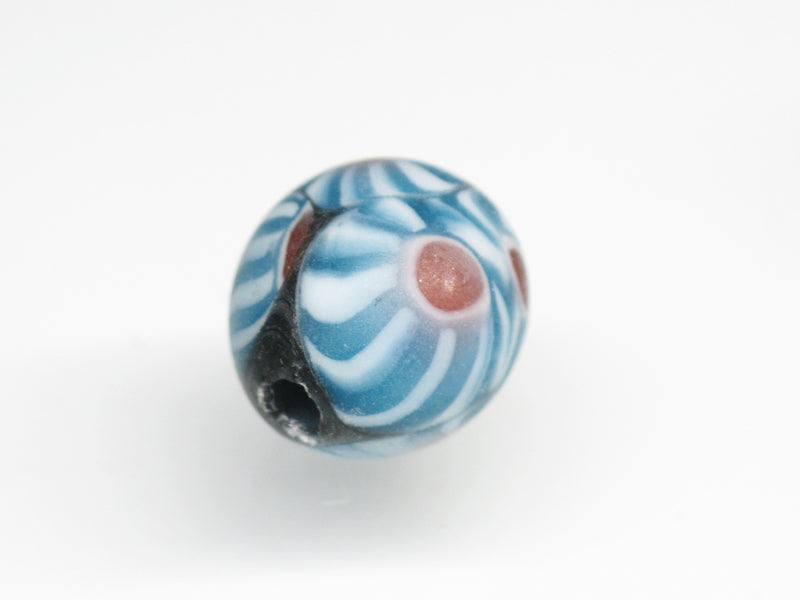TOKO-BEADS AG045S-07 Glass bead 9.5~10.5mm AG045S-07 とんぼ玉 9.5~10.5mm Asian bead & African bead  Handmade,Lampeork,bead,asia,india,ethnic,parts,accessory,beads とんぼ玉,ビーズ,トンボ玉,アジア,インド,エスニック,手作り,パーツ,アクセサリー