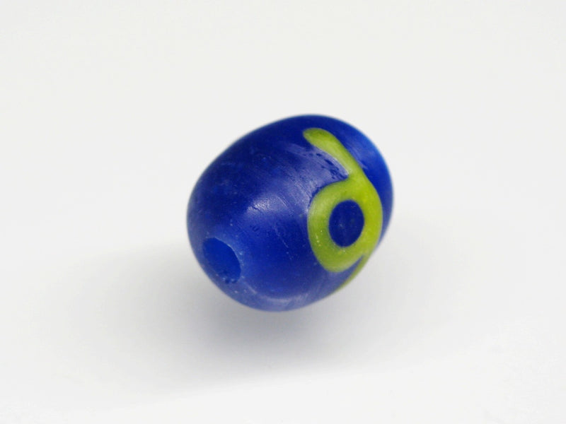 TOKO-BEADS AG046-29S Glass bead 9mm AG046-29S リボン模様のとんぼ玉 9mm Asian bead & African bead  Handmade,Lampeork,bead,asia,india,ethnic,parts,accessory,beads とんぼ玉,ビーズ,トンボ玉,アジア,インド,エスニック,手作り,パーツ,アクセサリー